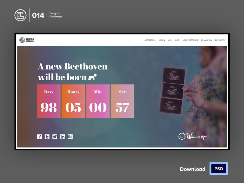 Countdown-timer | Daily UI challenge - Day 014/100
