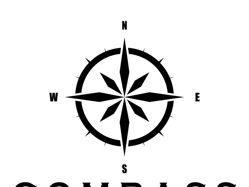 compass icon isolated on background.modern flat compass pictogram,business,marketing,internet concept.trendy simple vector symbol for websitedesign or button to mobile app.logo illustration.