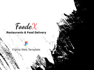 FoodeX - Figma Web Template for Restaurants preview picture