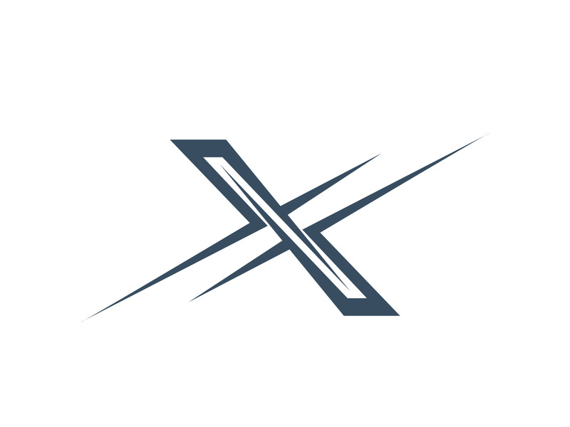 X Letter Logo Template vector icon