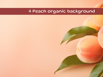 Fresh peach with background preview picture