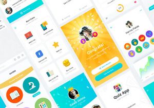 Quizz App UI (Dark and light theame)