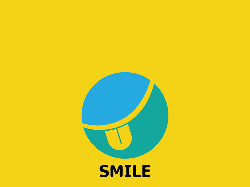 Smile logo and symbol vector image