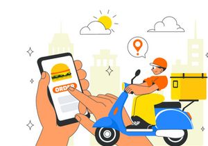10 Online Food Delivery Apps Illustration