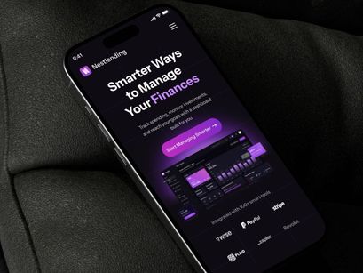 NestLanding - Fintech SAAS Landing Page