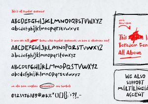 Boredom Handwritten Font