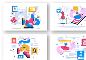10 Virtual Museum Tour Illustration