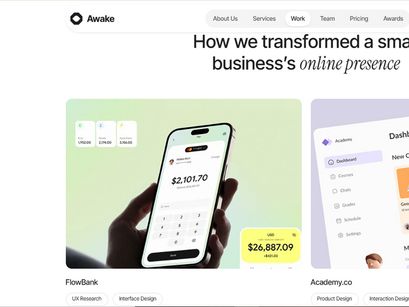 Awake Bootstrap Website Template