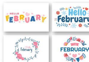 17 Hello February Illustration