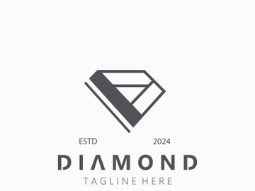 Diamond jewelry Logo, jewelry shop business identity, emblem, creative design preview picture