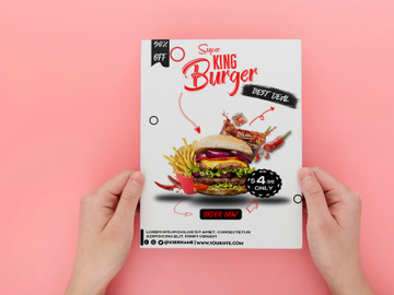 Amazing Burger Flyer Template preview picture