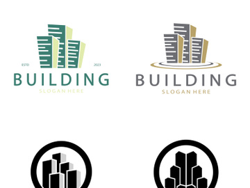 Building logo vector illustration design,Real Estate logo template, Logo symbol icon preview picture