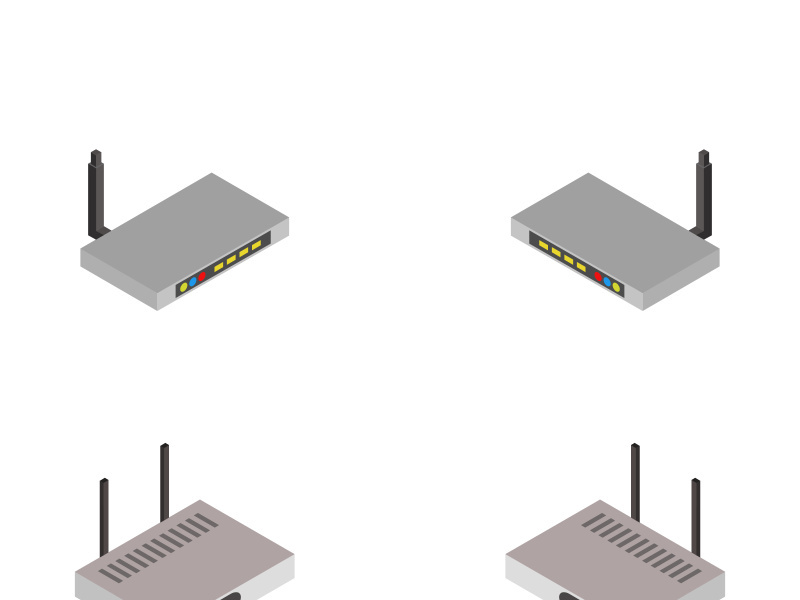 isometric router