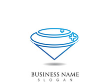 Diamond Logo Template vector icon illustration design