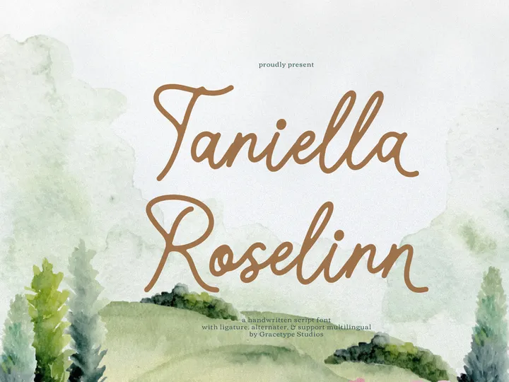 Taniella Roselinn | Handwritten Script