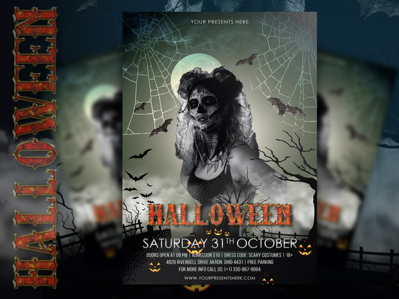 Halloween Party Flyer Vol 01 By 3djagan Epicpxls