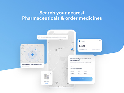 Medico medicine delivery IOS app ui kit