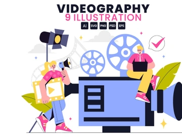 9 Professional Videography Illustration preview picture