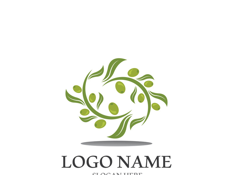 Extra virgin olive oil logo icon design vector illustration