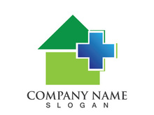 Medical health icon digital logo design vector illustration