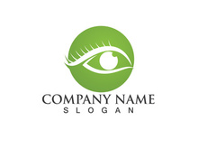 Eye Care vector logo design