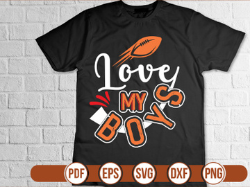 love my boys t shirt Design preview picture