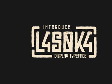 Lasoka - Display Typeface preview picture