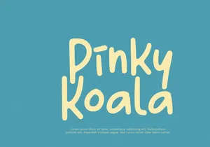 Lazy Note - Display Font