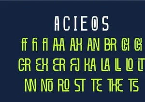 Cranity - Condensed Sans Serif Display Font