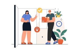 15 Courier or Delivery Service Illustration