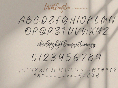 Watlington - Handwritten Font