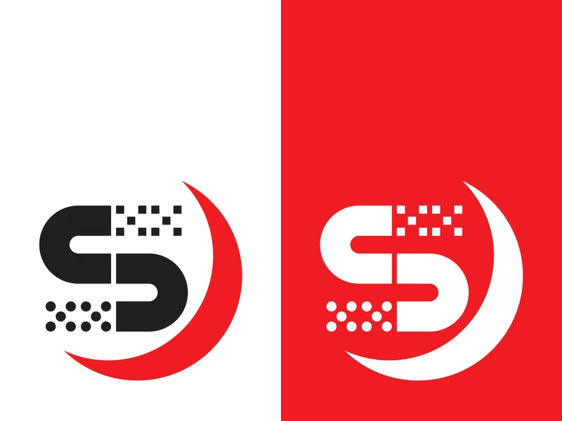 Business corporate S letter logo design vector