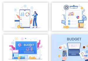20 Budget Financial to Managing or Planning Illustration