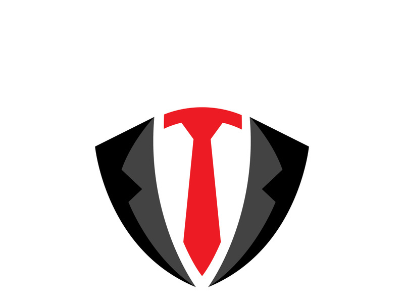 Tuxedo man logo and symbols template