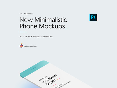 New Minimalistic Phone Mockups