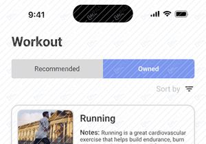 69 GymTracker - Modern Gym App UI Kit
