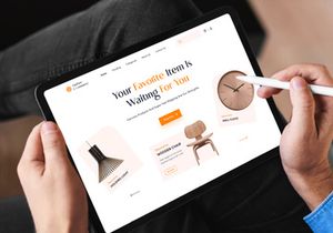 E-Commerce Website Header