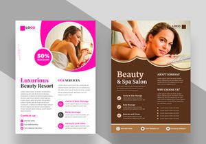Beauty Spa Salon Flyer Template Design Ver-2