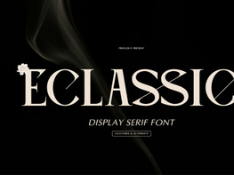 Eclassio | Display Serif Font preview picture