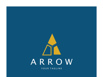 Arrow vector illustration icon Logo Template design preview picture