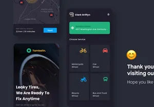 Tambalin - Tire Patch Book Mobile App UI Kit
