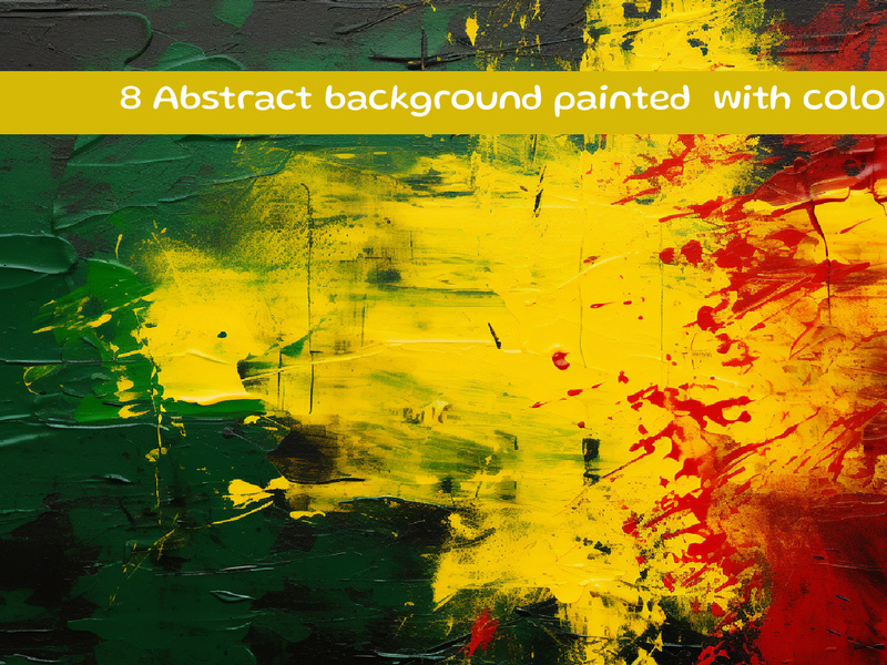 Colorful paint strokes background