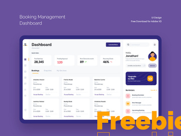 Bookings Management - Dashboard preview picture