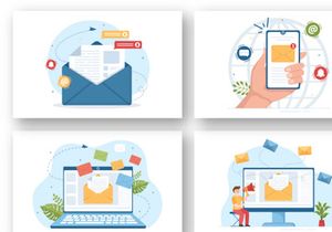 14 Email Marketing Service Illustration