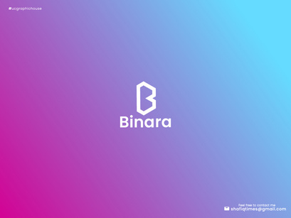 Lettermark Logo - Letter B Logo - Gradient Logo - Business Logo Design