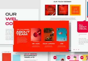Visual - PowerPoint Template