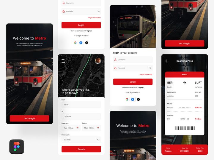 Metro App Design Concept