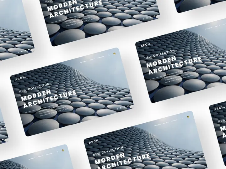Modern Architecture Landing Page