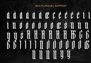 Malevolent - Display Font