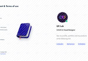 Avatar movie landing page concept